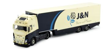 TEK82468 - VOLVO FH4 XL 4x2 avec remorque frigo 2 Essieux J&N BLUMEN