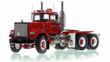 HHR138D-1 - MACK Superliner avec essieux Tandem Rouge KENNEDY 1989