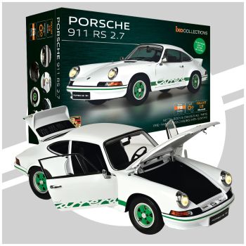 IXC.PRS.WG.FK - PORSCHE 911 Carrera RS 2.7 Blanche et verte - En KIT 713 pièces