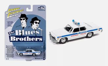 JLSP216 - DODGE Monaco 1975 - Police de Chicago - BLUES BROTHERS sous blister