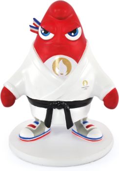 JO2511 - Figurine Officielle des jeux Olympiques Paris 2024 - judo - 13 cm