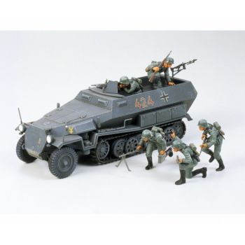 CEN10133S2 - Halftrack SDKFZ 251/1 avec Figurine Articulée