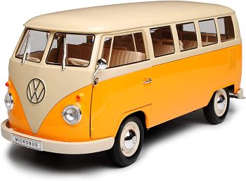 WEL18054W - VOLKSWAGEN T1 1962 mini bus blanc et orange